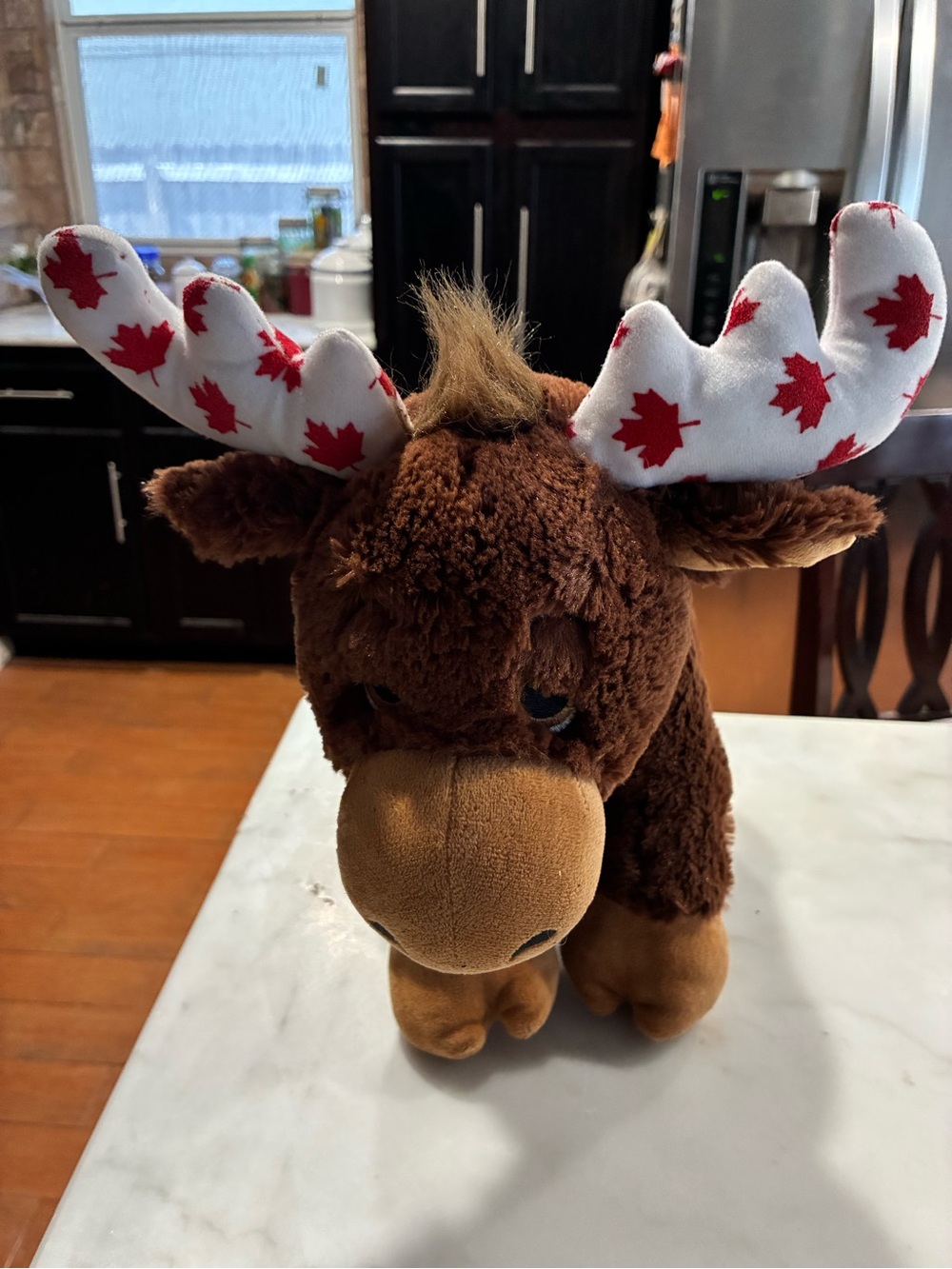 Build A Bear Canada Canadian Moose Maple Leaf Antlers Rare 2015